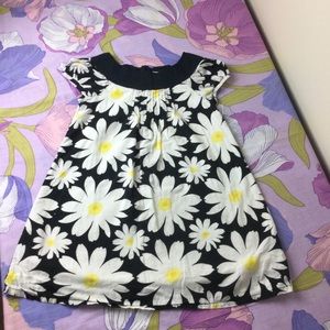 EUC Cherokee Girasoles print casual  Dress little Girl size 6